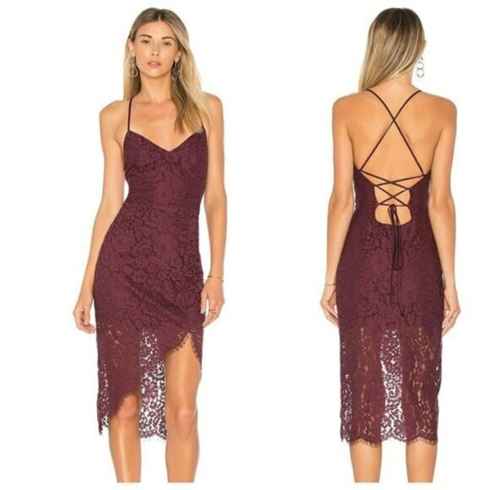 Lovers and Friends Skylight Dress - Merlot